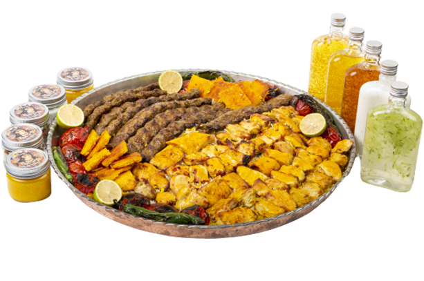 Vaziri special tray for 5 people